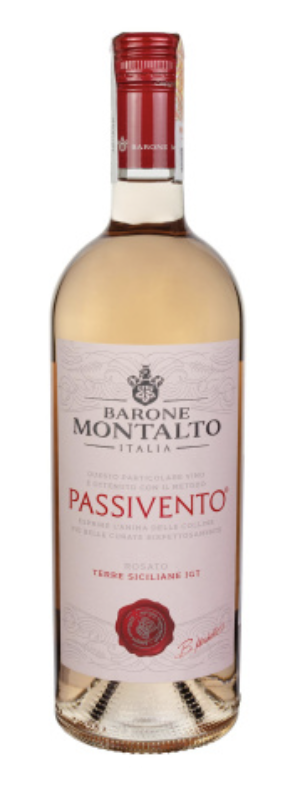 Вино Rosato Passivento Montalto Terre Siciliane IGP н/сухе рож 0.75 12,5%